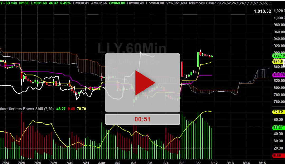 LLY Stock Hourly Chart Analysis Part 3